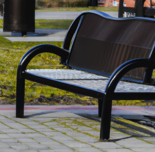 Nowe metalowe ławki parkowe – doskonałe miejsce do spotkań i odpoczynku