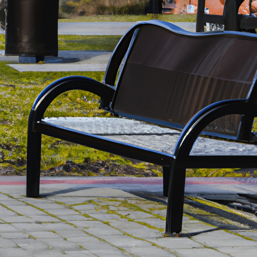 Nowe metalowe ławki parkowe - doskonałe miejsce do spotkań i odpoczynku