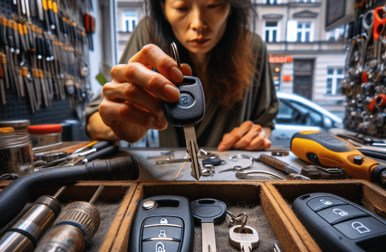 Dorabianie kluczy samochodowych z immobilizerem w Warszawie: Kompleksowy przewodnik