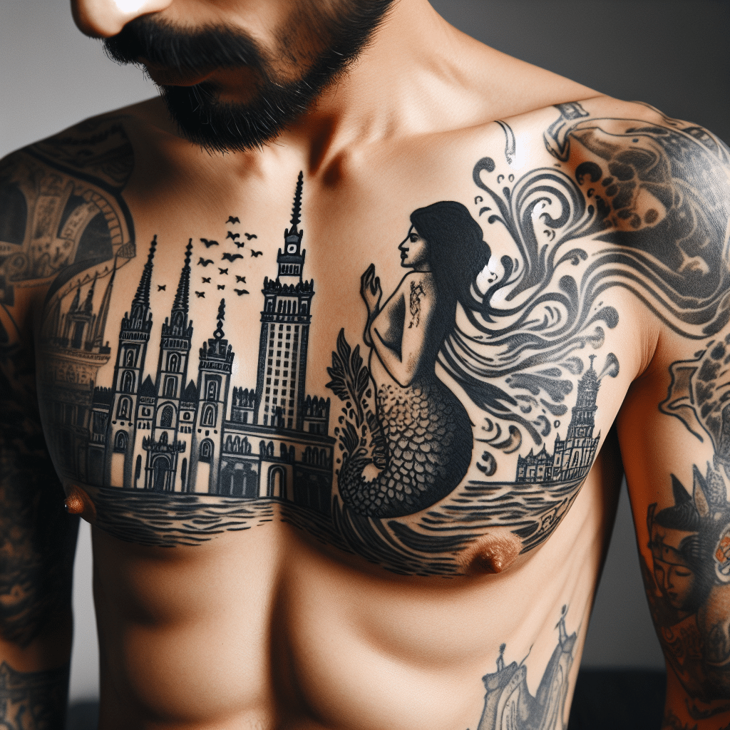 tatuaże na klatce piersiowej warszawa