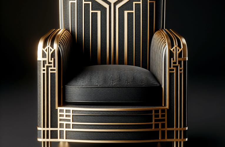 Fotel Art Deco: Jak wybrać i stylowo zaaranżować retro siedzisko w nowoczesnym wnętrzu?