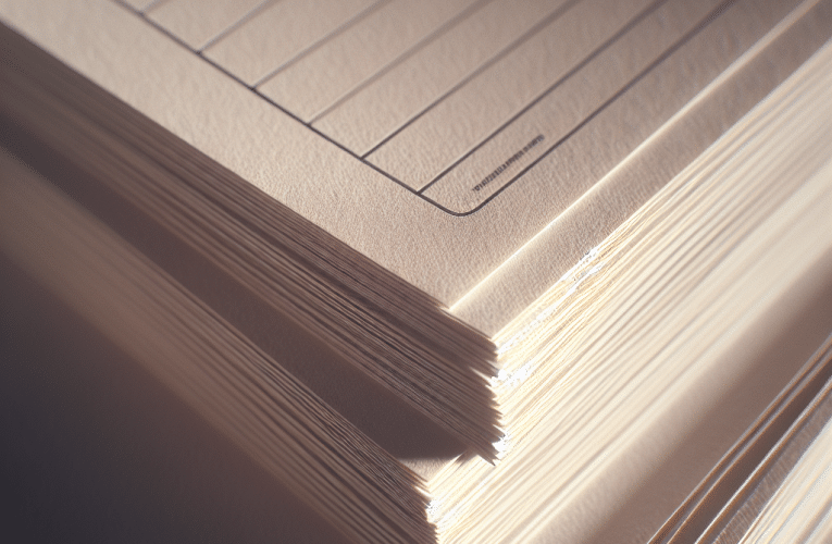 Przekładki papierowe – jak zorganizować dokumenty i ułatwić sobie pracę biurową