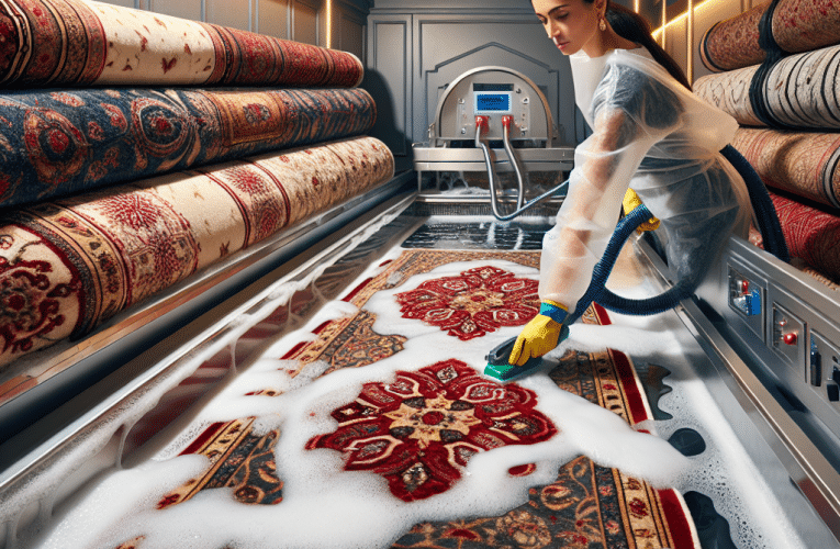 Pranie dywanów jedwabnych: krok po kroku do idealnej czystości
