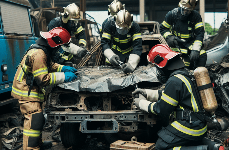 Strażacka kasacja pojazdów – jak przebiega i co warto o niej wiedzieć?
