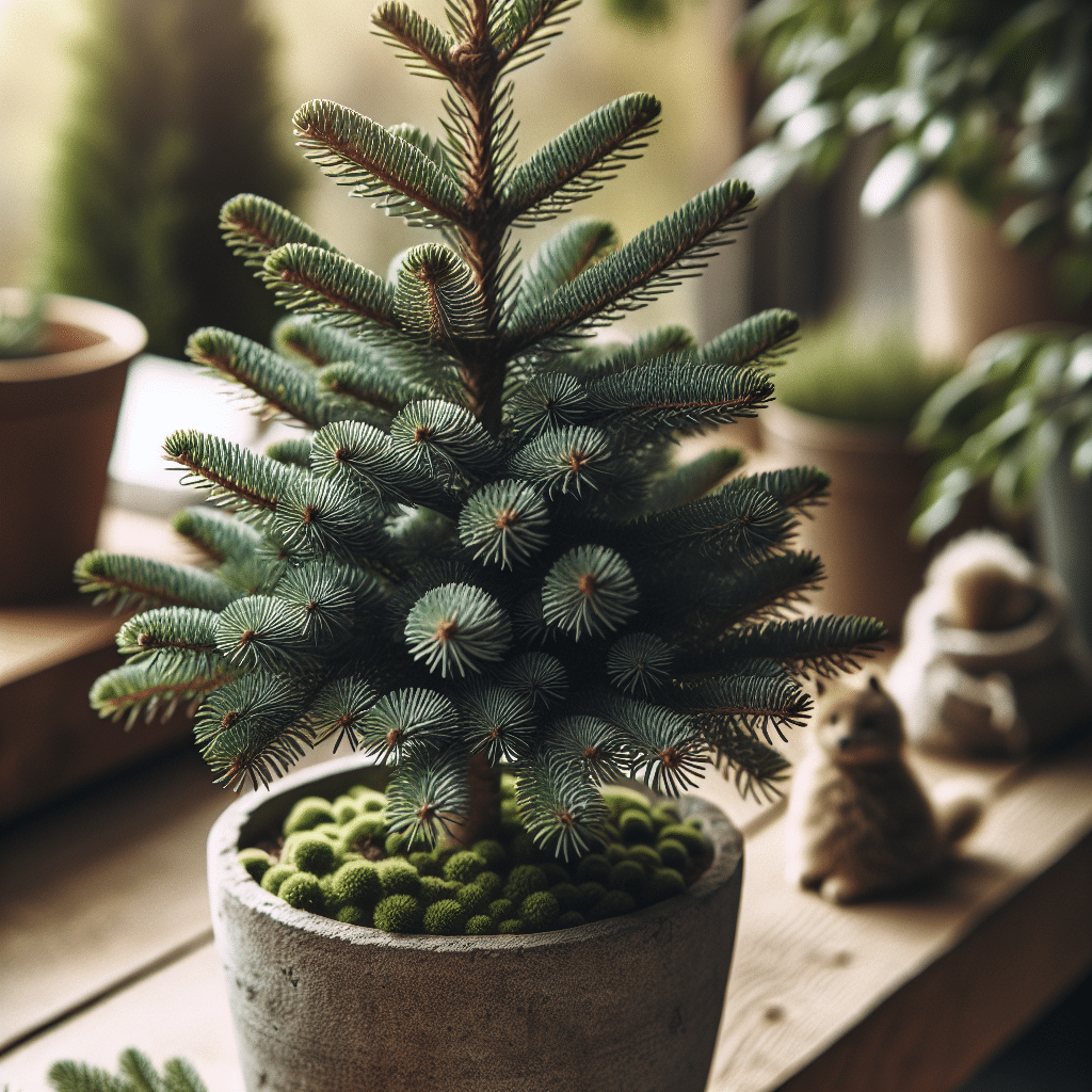 świerk pospolity w donicy