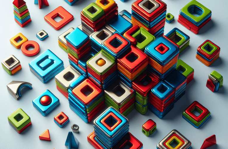 Jak wykorzystać klocki magnetyczne w zabawie i nauce: 8 kreatywnych pomysłów na spędzenie czasu z dziećmi