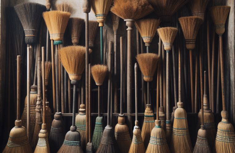 Jak wybrać idealną miotłę do zamiatania aby skutecznie utrzymać porządek w domu?