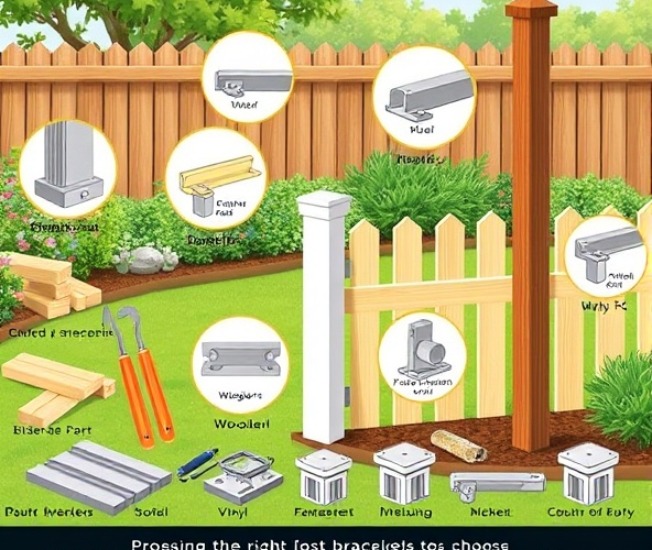 Jak skutecznie dobrać mocowanie słupków do różnych rodzajów ogrodzeń?