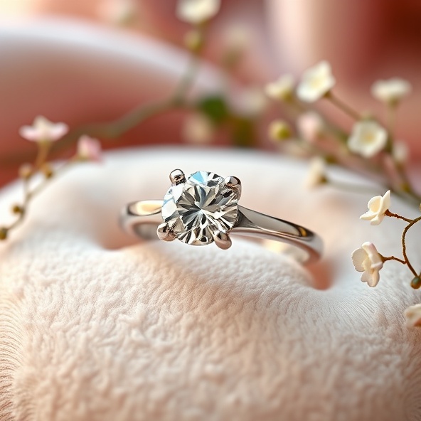 pierścionek platynowy