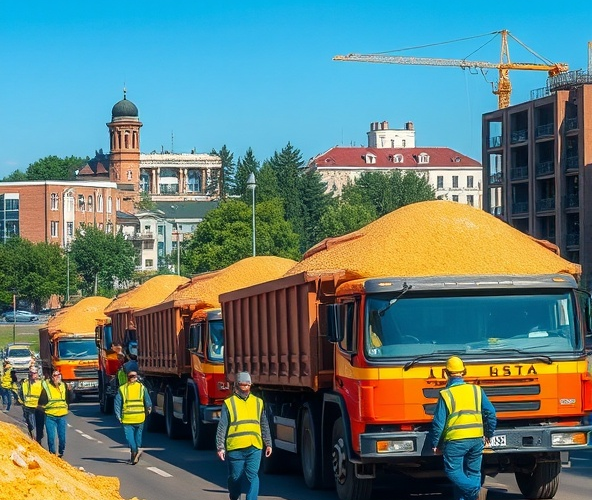 Jak skutecznie zorganizować transport piasku w Mińsku Mazowieckim?