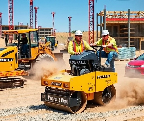 Jak wynajem zagęszczarek może ułatwić prace budowlane i zaoszczędzić czas?