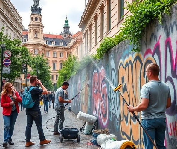 Jak skutecznie zorganizować czyszczenie graffiti w Warszawie – krok po kroku dla każdego?