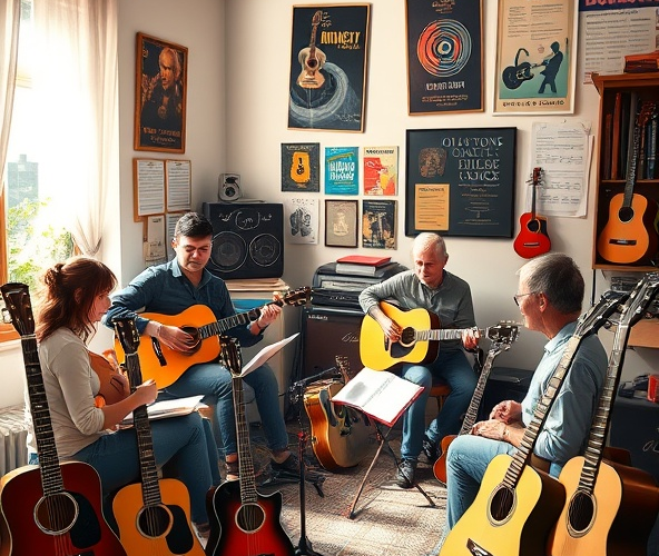 Jak skutecznie rozpocząć naukę gry na gitarze w Rybniku – praktyczne porady dla początkujących i zaawansowanych muzyków?