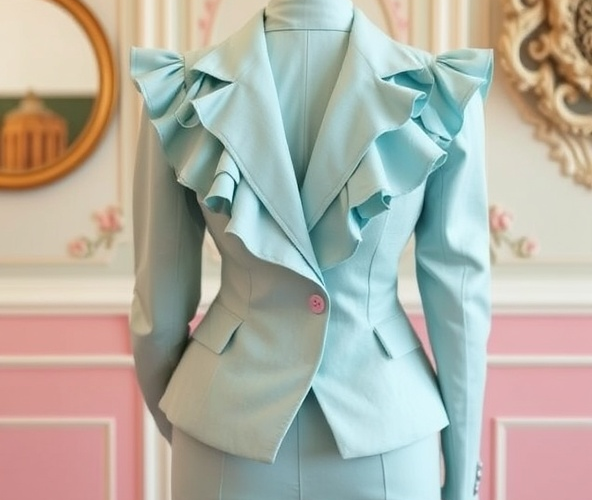 Jak wybrać i stylizować marynarkę vintage z falbankami aby podkreślić swój unikalny styl i uniknąć modowych pułapek