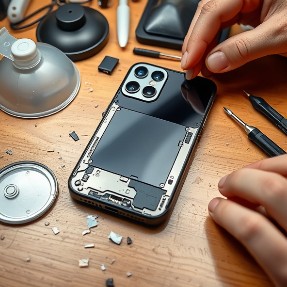 wymiana tylnego szkła iphone 12 pro