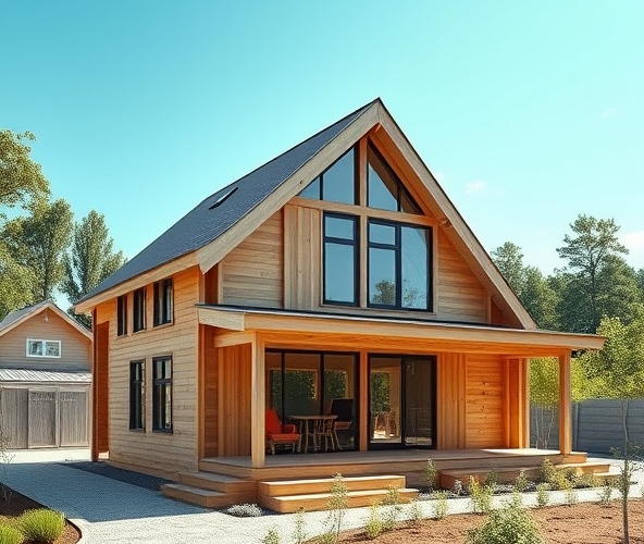 Jak zaplanować i wybudować funkcjonalny dom szkieletowy o powierzchni 50m2 z poddaszem użytkowym