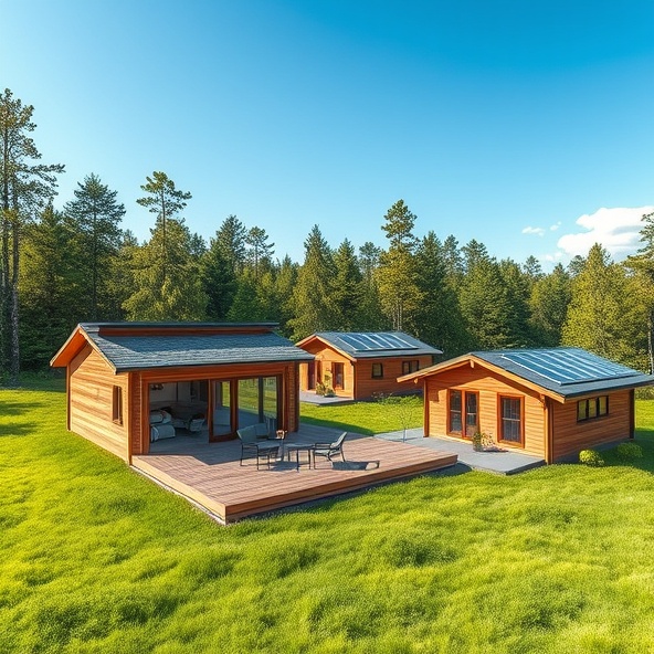 modułowe domki letniskowe