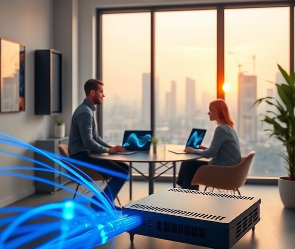 Jak wybrać internet światłowodowy dla małego biura w Warszawie?