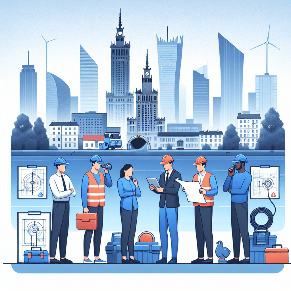 lokalizacja wycieków wody warszawa