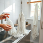 Jak prać mop bawełniany, żeby nie skurczył się i był higieniczny? mop bawełniany