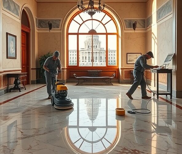 Jak w Warszawie wybrać firmę do odnawiania marmuru bez poprawek?