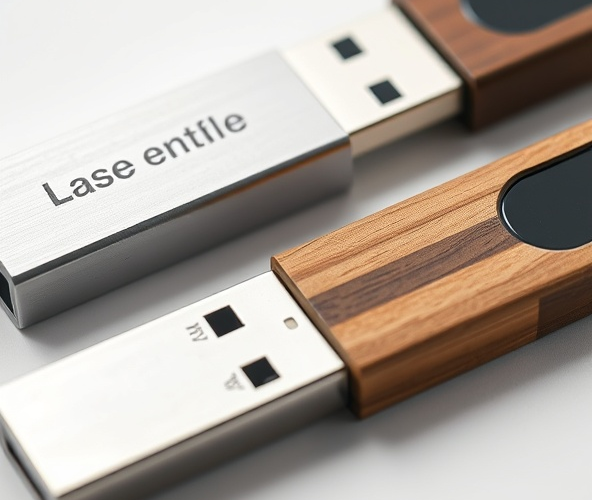 Pendrive z logo: grawer czy nadruk UV dla firm — trwalsze?