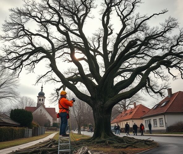 Czy do pielęgnacji drzew po wichurze w Nadarzynie wynająć arborystę?