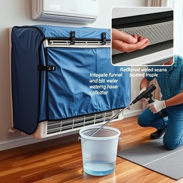 pokrowiec ochronny do mycia klimatyzacji