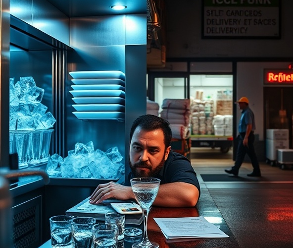 Produkcja lodu w kostkach czy dostawa jest bardziej opłacalna dla baru?