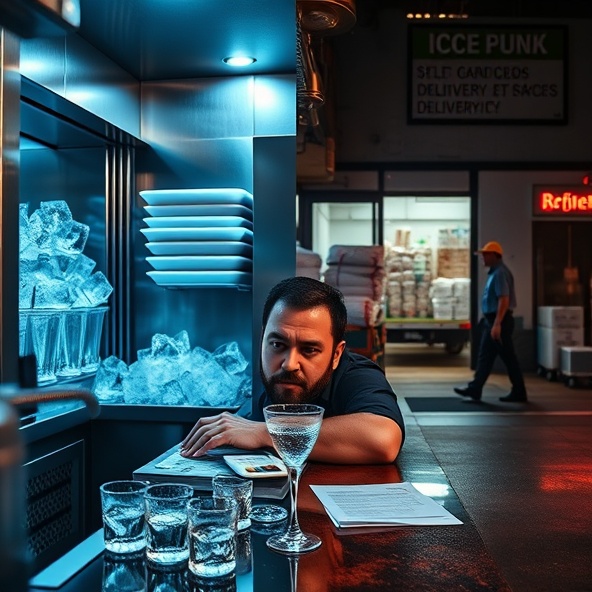 produkcja lodu w kostkach