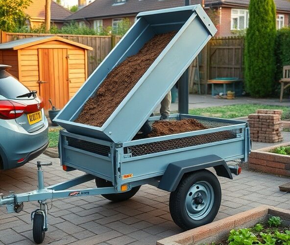 Czy warto kupić samochodową przyczepkę z kiprem 0,75 t na działkę?