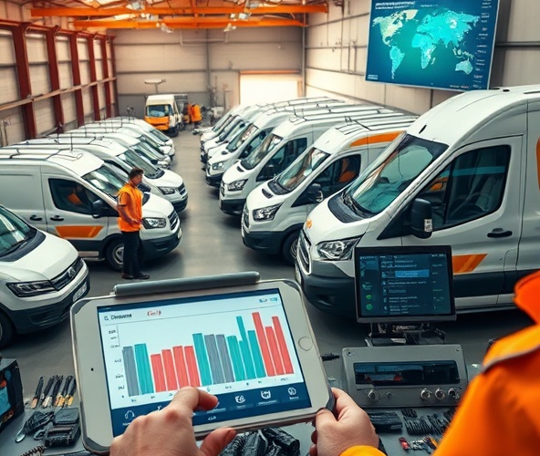 Jak zmniejszyć przestoje radiotelefonu przewoźnego w flocie samochodów dostawczych?