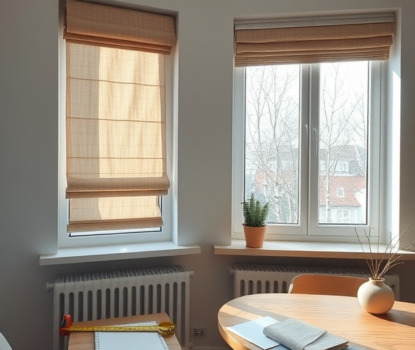 Jak dobrać rolety rzymskie na wymiar w Piasecznie do okien północnych?