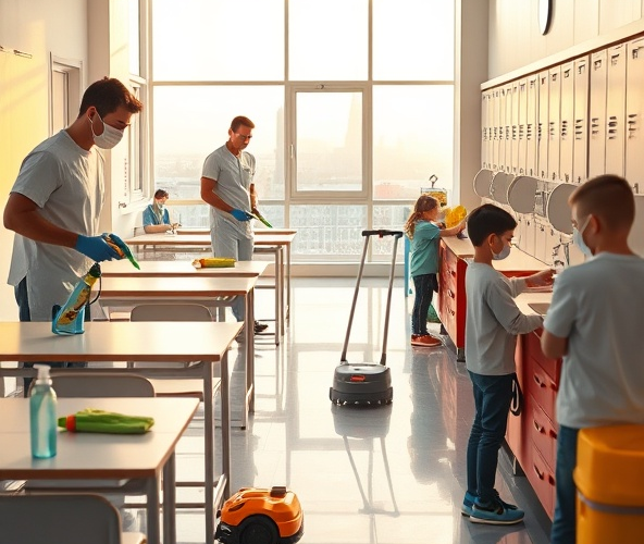 Jakie metody sprzątania szkół w Warszawie najlepiej ograniczają rozprzestrzenianie chorób?