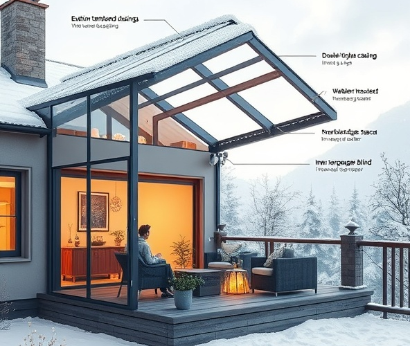 Jak zmniejszyć straty ciepła przez szklane zadaszenia tarasów?