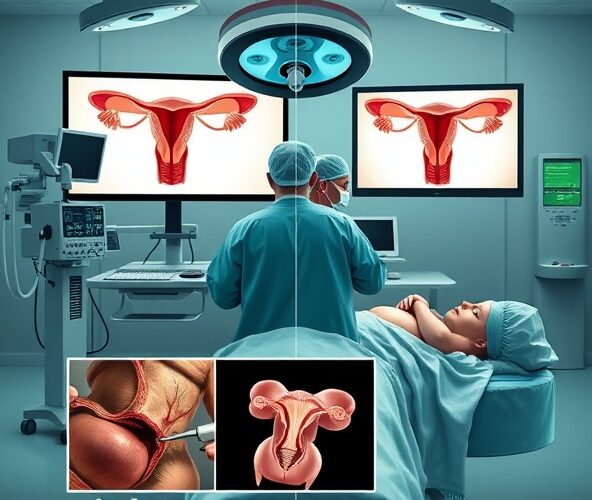 Czy laparoskopia przy usunięciu trzonu macicy i jajowodów boli mniej?