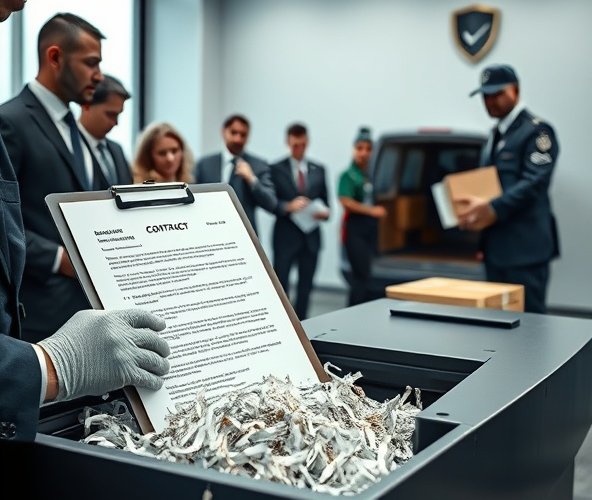 Jakie zapisy umowy potwierdzą zgodną z RODO utylizację dokumentów?