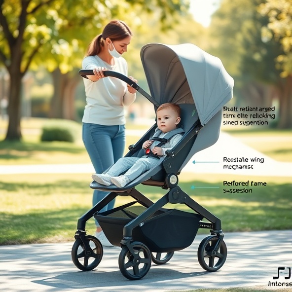 wózek ze skrzydłami