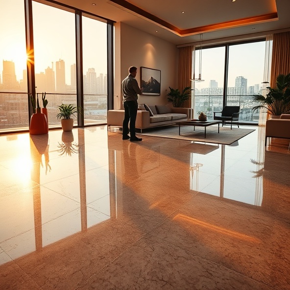 warszawa polerowanie podłóg z kamienia