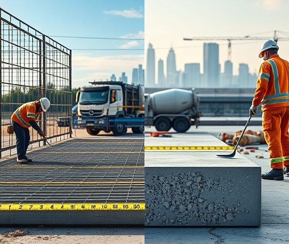 Czy beton z mikrowłóknem w Warszawie zastąpi siatkę w posadzce 8 cm?