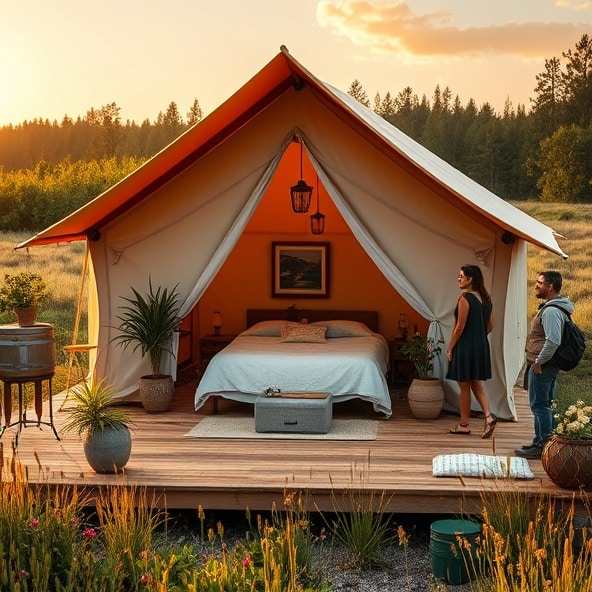 ekologiczne namioty glampingowe