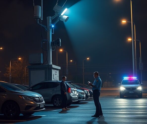 Czy icctv w mobilnej wieży zmniejszy kradzieże samochodów?