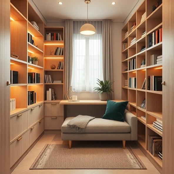 meble do biblioteki domowej