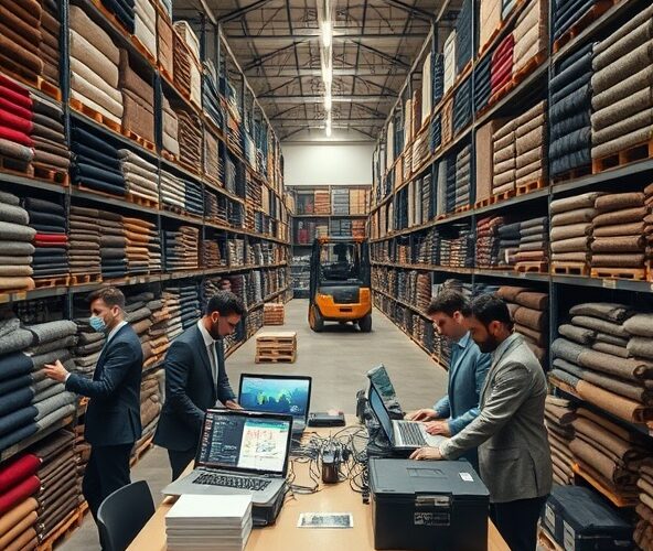 Jak hurtownia tkanin garsonkowych może przewidywać braki magazynowe?