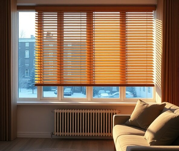 Czy żaluzje poziome drewniane 50 mm na oknach od północy realnie obniżą koszty ogrzewania w mieszkaniu w bloku?