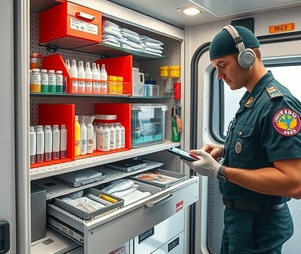 Jak ewidencjonować apteczkę modułową w karetce pogotowia, by uniknąć braków?