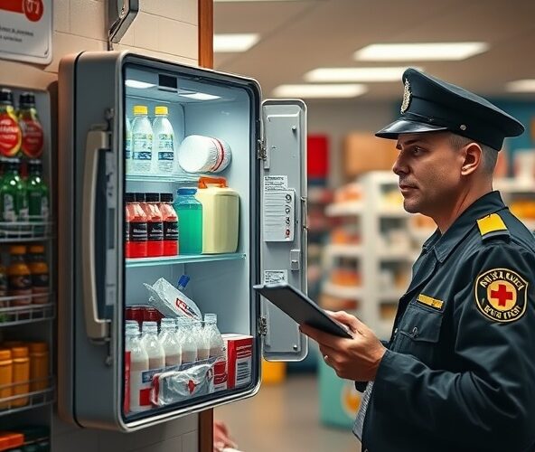 Czy apteczka modułowa w sklepie osiedlowym przejdzie kontrolę PIP?