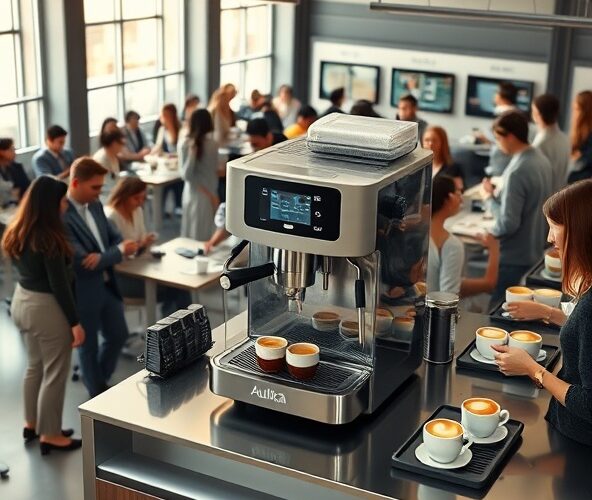 Czy Aulika Focus Evo wystarczy do biura 40 osób przy 80 kaw dziennie?