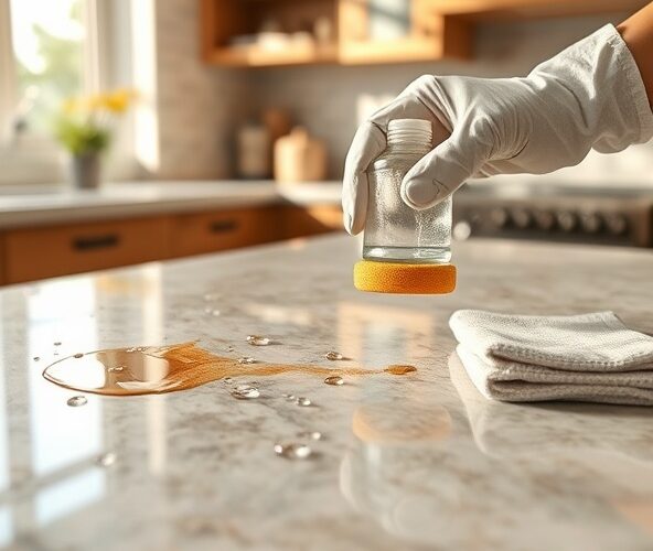 Jak impregnować blat kuchenny z kamienia, by zapobiec plamom?