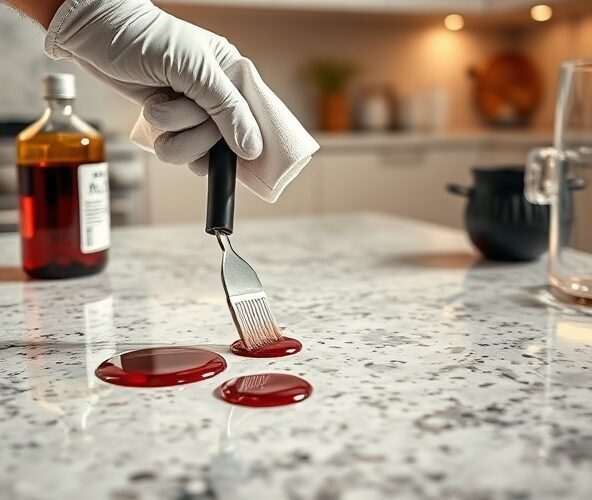 Jak impregnować blat kuchenny z kamienia, by zapobiec plamom?